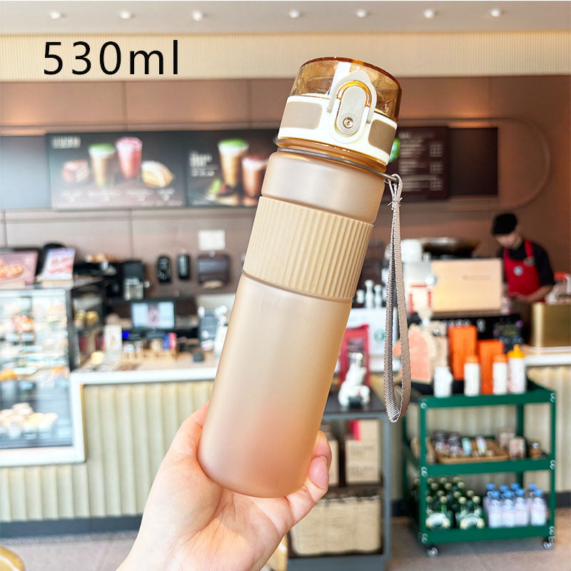Ladies practical and leak-proof drinking bottle with integrated carrying strap Kalsten