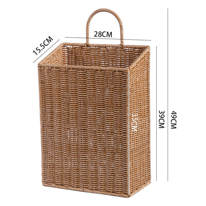 Unisex storage basket with practical carrying handle Kalsten