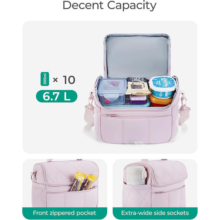 Padded cosmetic bag with multiple compartments Kalsten