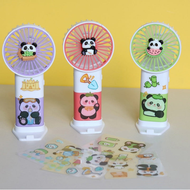 Unisex Portable Hand Fan in Cute Panda Design Kalsten