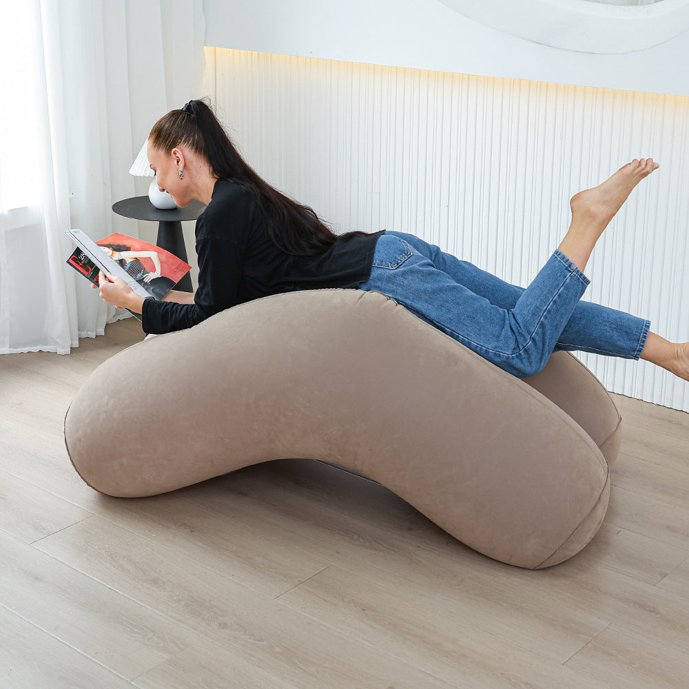 Women's Ergonomic Inflatable Relax Lounge Chair with Headrest Kalsten