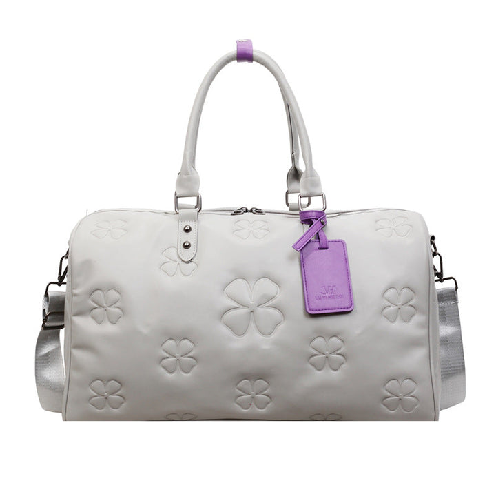 Stylish Embossed Travel Duffel Bag