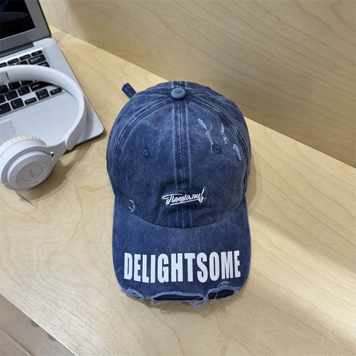 Men's Distressed Casual Cotton Cap Kalsten