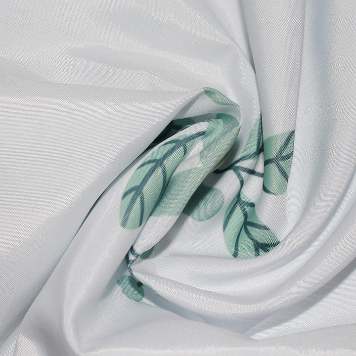 Women's Vintage Floral Print Shower Curtain Kalsten
