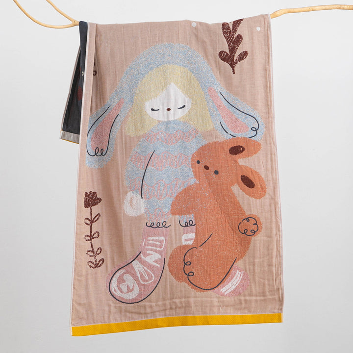 Women's cuddly cloth with processed bear motif Kalsten