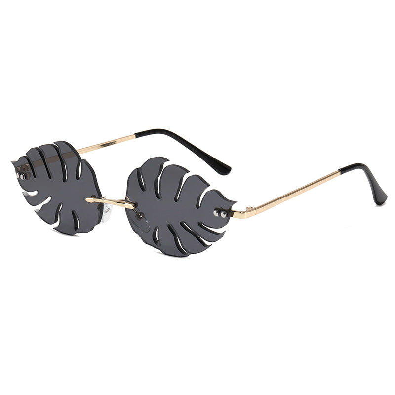 Ladies fashionable sunglasses with striking leaf design Kalsten