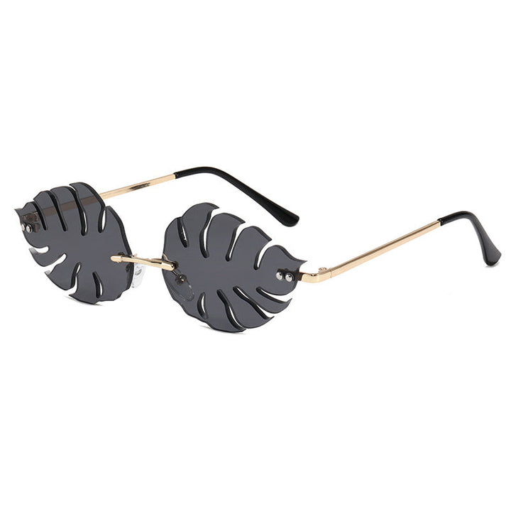 Ladies fashionable sunglasses with striking leaf design Kalsten