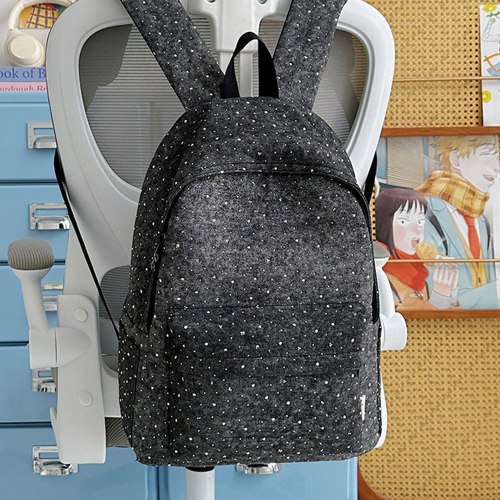 Casual Lightweight Backpack with Polka Dot Design Kalsten