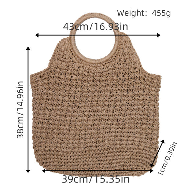 Handwoven shopping and beach bag Kalsten