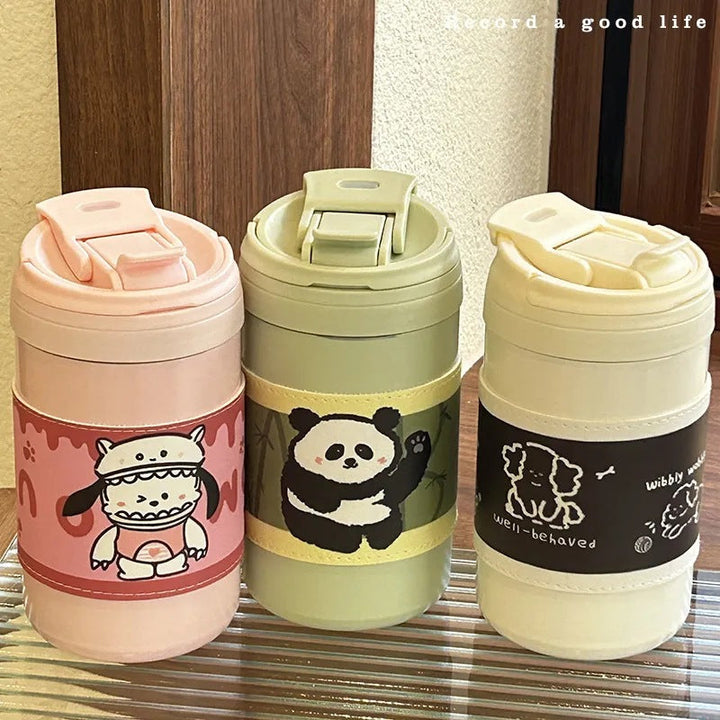 Women's Insulated Thermo Mug with Cute Animal Design Kalsten