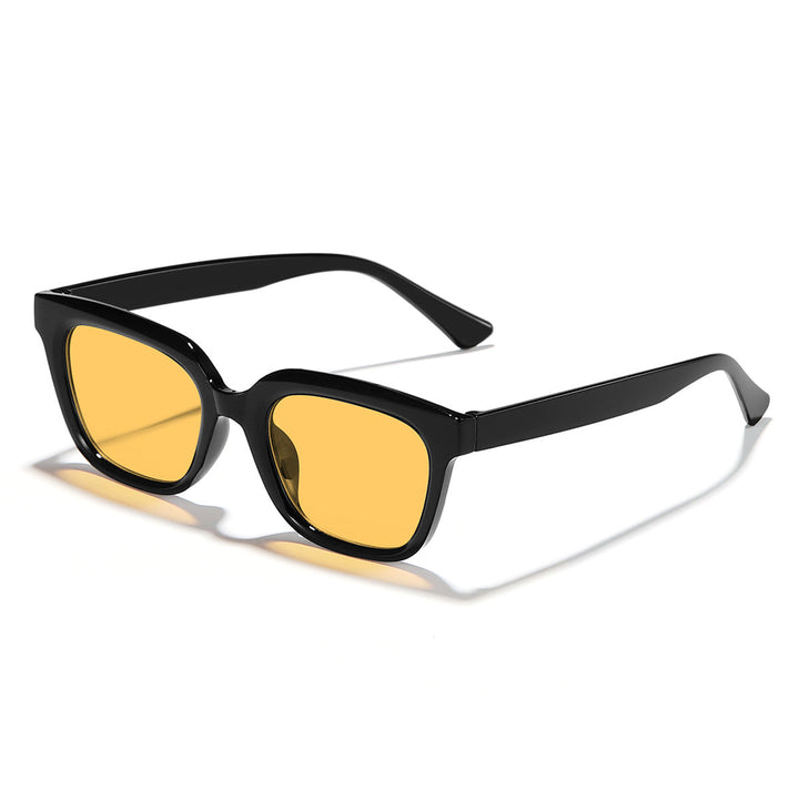 Women's Modern Square Sunglasses with Stylish Transparent Frame Kalsten