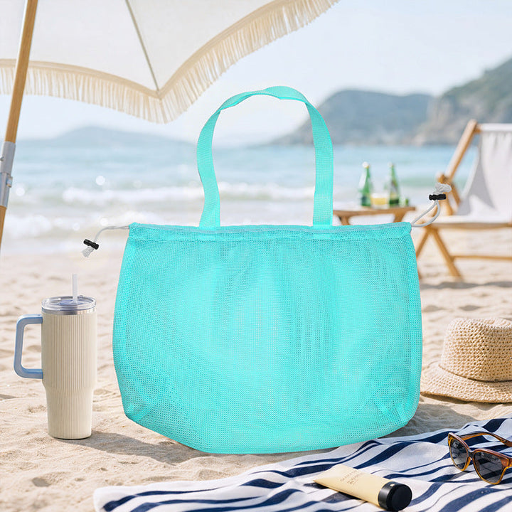 Versatile Beach Bag In Airy Mesh Design Kalsten