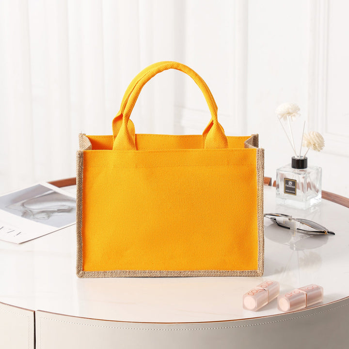 Spacious jute bag with reinforced handles Kalsten
