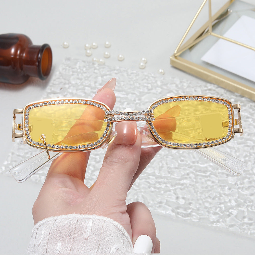 Women's stylish sunglasses with sparkling crystal frame Kalsten