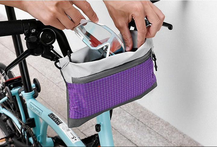 lightweight urban grid-pattern crossbody organizer bag with exterior zip pocket and adjustable strap Kalsten