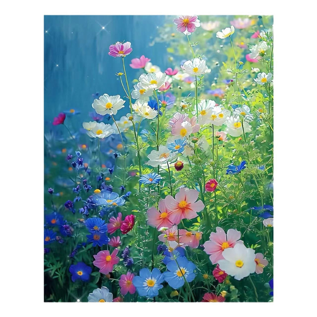 Contemporary Lotus Floral Canvas Art Print Kalsten