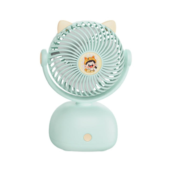 Unisex Portable Mini Fan with Cute Cat Design Kalsten