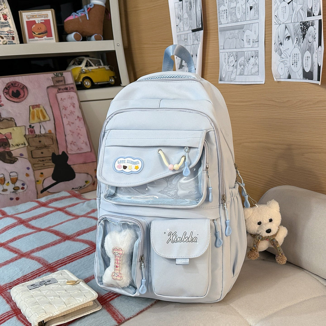 Functional Multi-Pocket School Backpack