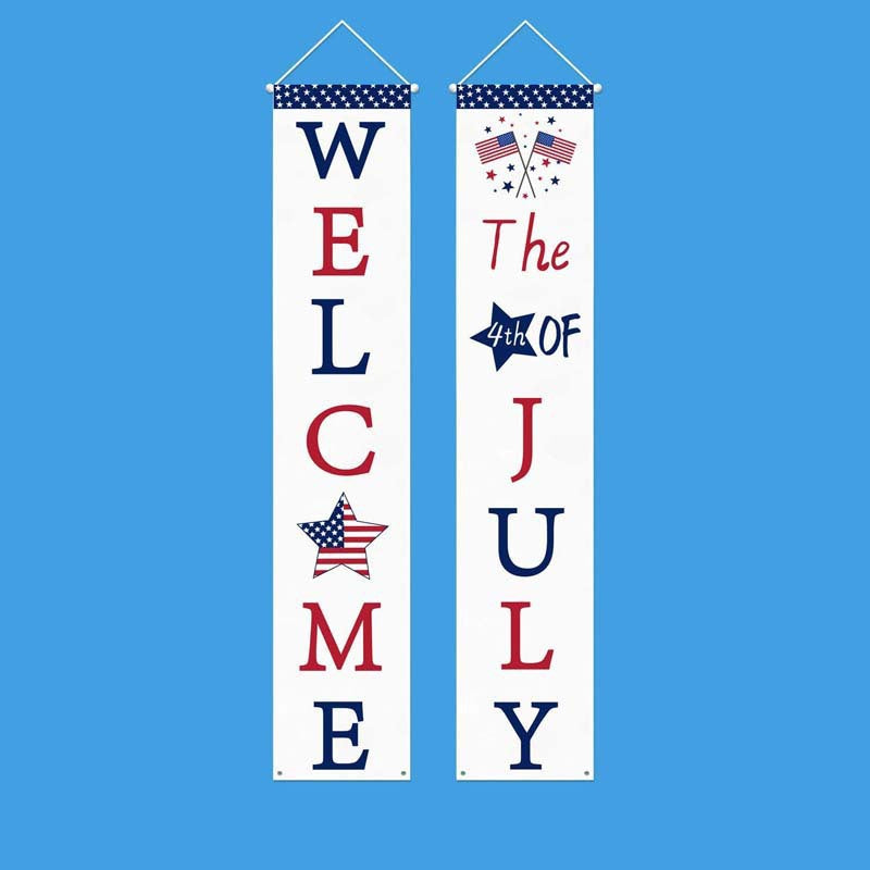 Unisex nan hanging patriotic door banner set Kalsten