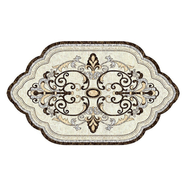 Vintage Floral Bath Mat Kalsten