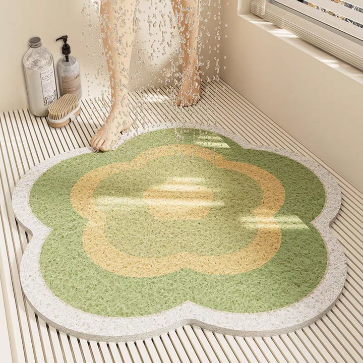 Floral Shaped Bath Mat Kalsten