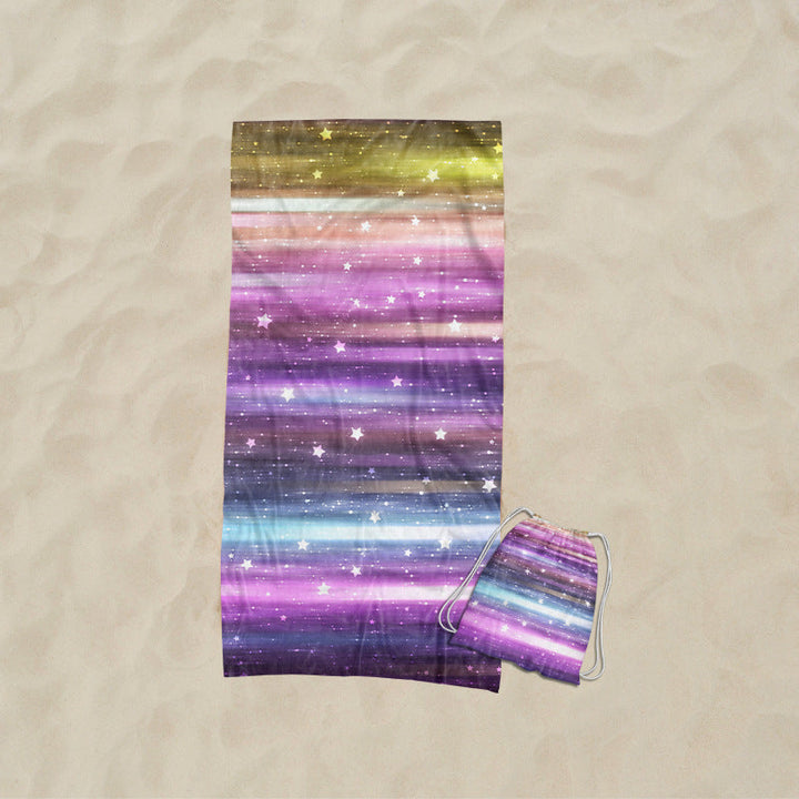 Beach towel with elaborate wave design Kalsten