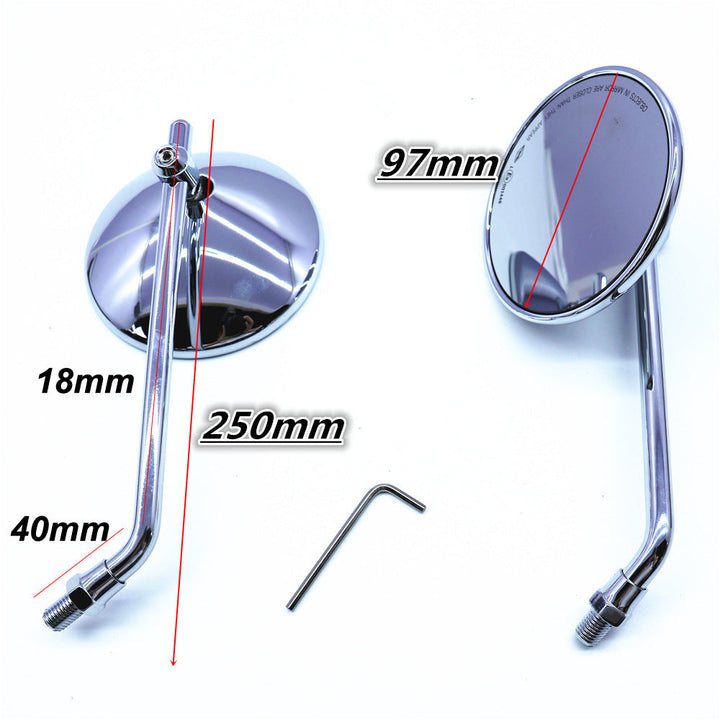 Motorcycle rearview mirror with adjustable design Kalsten