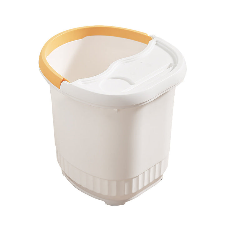 Women's practical and elegant storage bucket with ergonomic handle Kalsten
