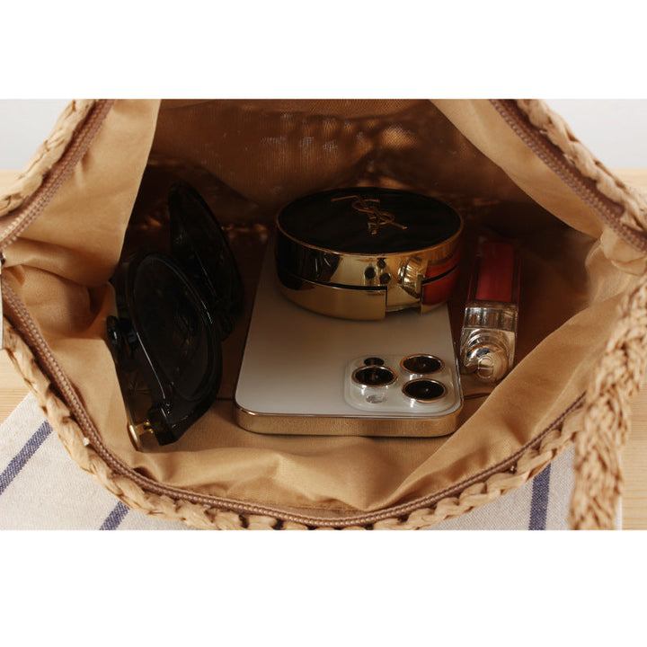 Handmade shoulder bag with elegant pattern mix Kalsten