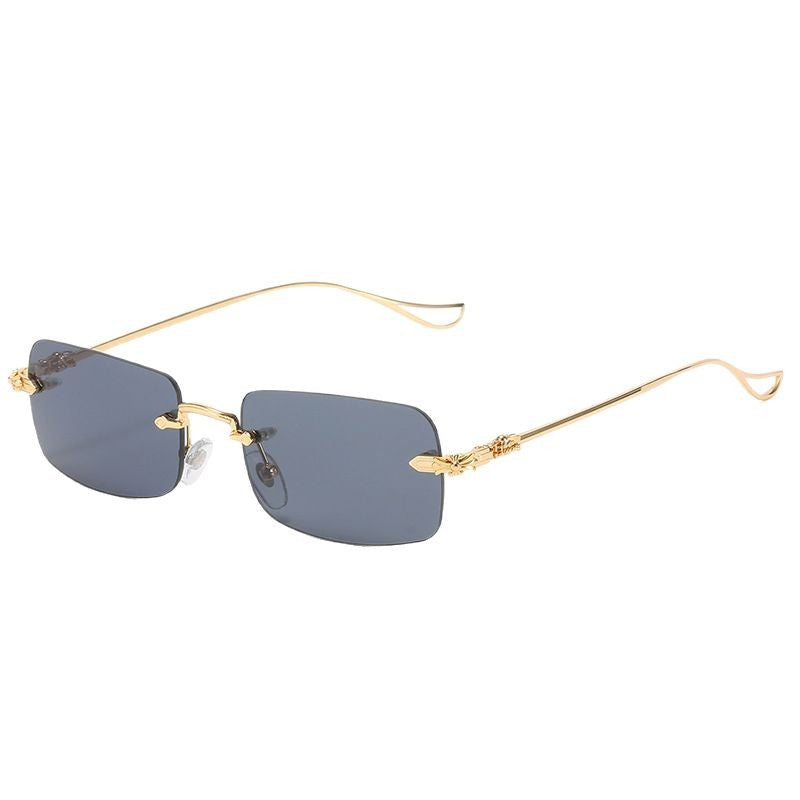 Ladies fashionable correction glasses with elegant square frame and decorated temples Kalsten