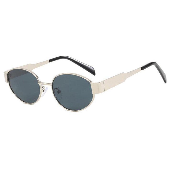 Fashionable oversized sunglasses with metal frame Kalsten