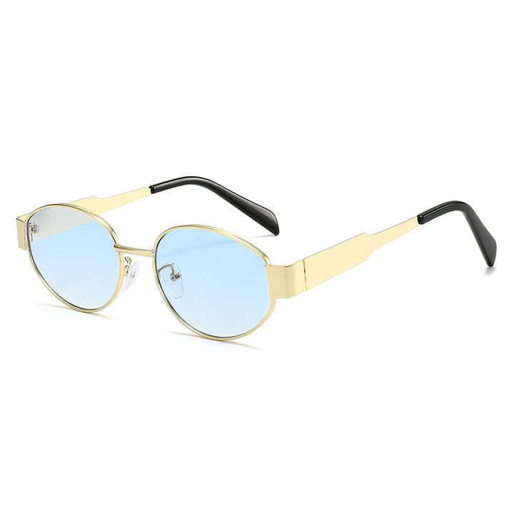 Fashionable oversized sunglasses with metal frame Kalsten