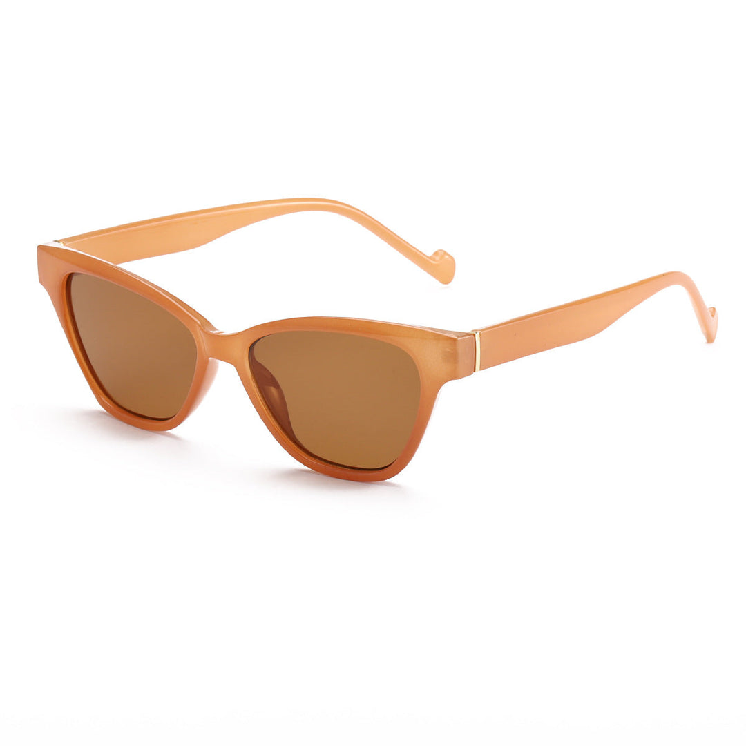 Women Cat-Eye Sunglasses with Modern Leopard Print Kalsten