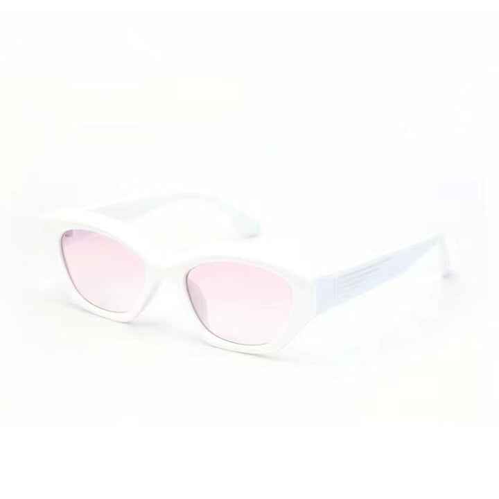 Women's designer sunglasses with distinctive polygonal frame and UV protection Kalsten