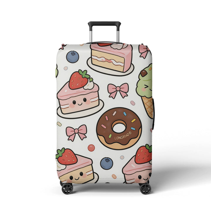 Women's suitcase cover with playful space design Kalsten