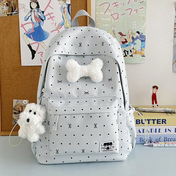 Cute Patterned Lightweight School Backpack