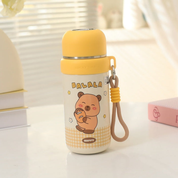 Women's Insulated Thermos Bottle with Fun Bear Design Kalsten
