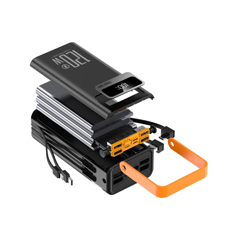 Portable power bank with multifunctional charging port and integrated fast charging technology Kalsten