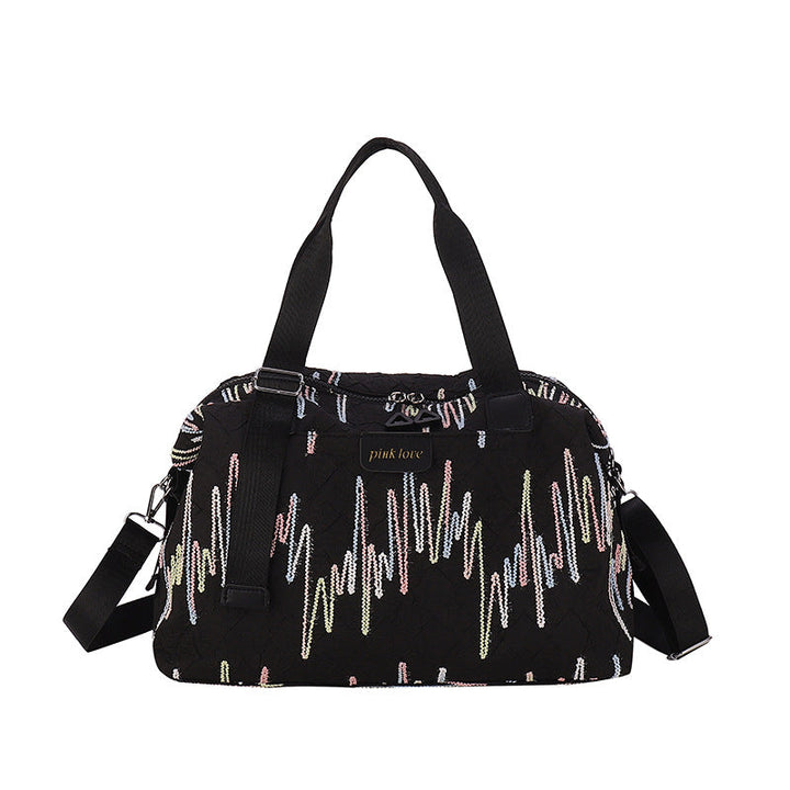 Chic Textured Travel Duffle Bag Kalsten