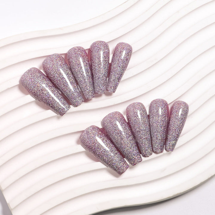 Glamorous Glittering Press-On Nail Tips Kalsten