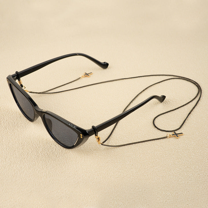 Stylish Beaded Cross Pendant Eyewear Chain Kalsten