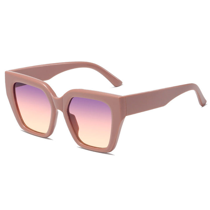 Women's Fashion Oversized Sunglasses with Animal Print Kalsten