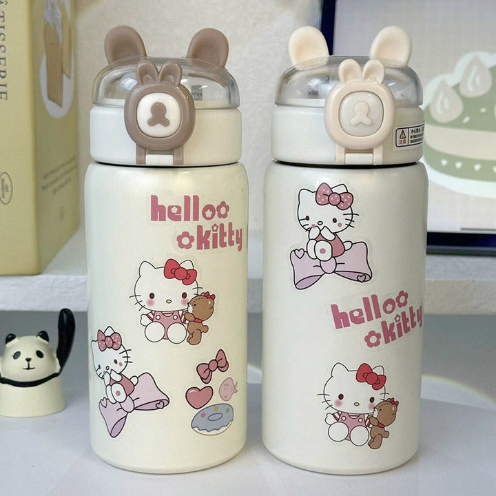 Women's insulated drinking bottle with secure flip lid and cute design Kalsten