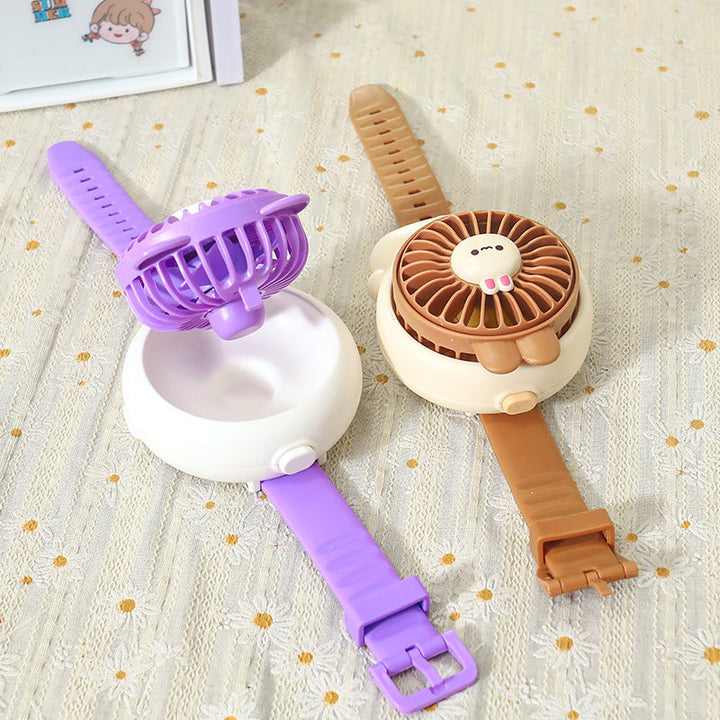 Women's portable handheld fan in cute rabbit design Kalsten