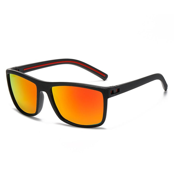 Unisex nan polarized sports sunglasses with lightweight textured frame and ergonomic, non-slip temples Kalsten