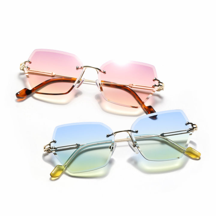 Women's modern sunglasses with stylish hexagonal frame Kalsten