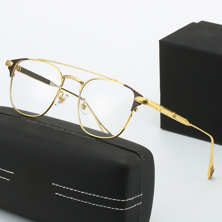 Women's fashion half-frame glasses Kalsten