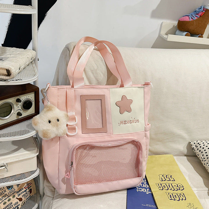 Functional School Backpack with Clear Pocket Kalsten