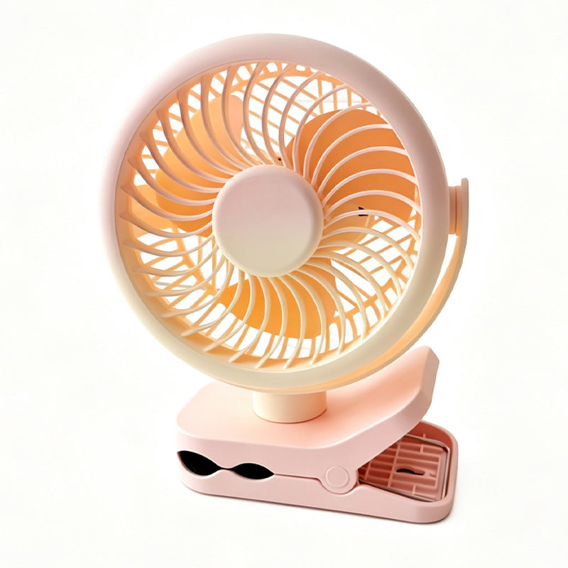 Portable clip fan with flexible tilt angle Kalsten