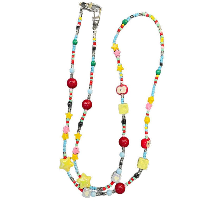 Colorful Beaded Eyewear Holder Chain Kalsten